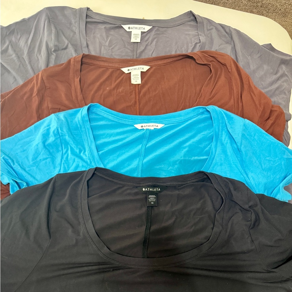 Athleta shirt bundle (mixed sizes)